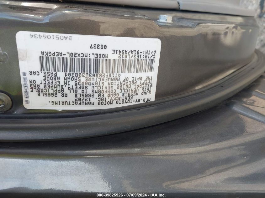 2003 Toyota Avalon Xl/Xls VIN: 4T1BF28B03U308304 Lot: 39825926