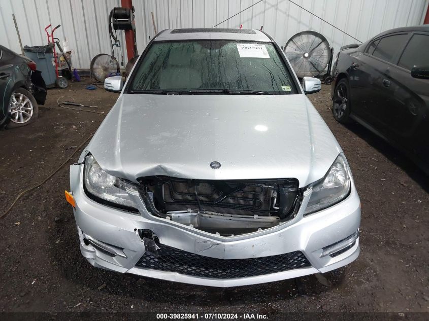 2012 Mercedes-Benz C 250 Luxury/Sport VIN: WDDGF4HBXCR196450 Lot: 39825941