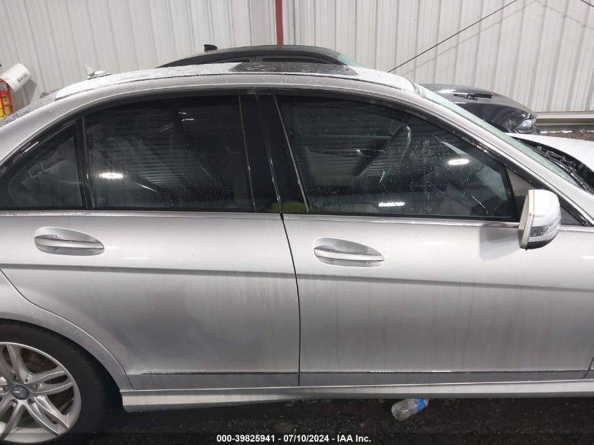 2012 Mercedes-Benz C 250 Luxury/Sport VIN: WDDGF4HBXCR196450 Lot: 39825941