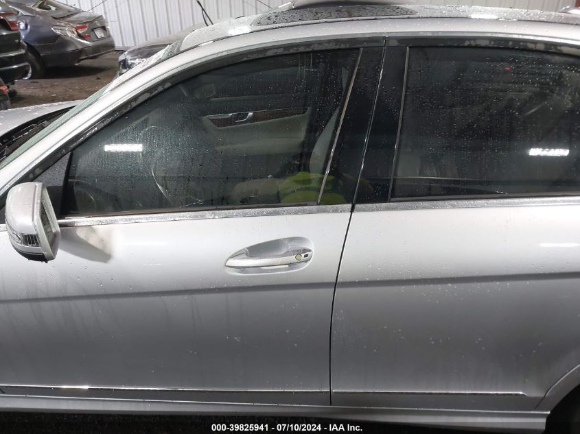 2012 Mercedes-Benz C 250 Luxury/Sport VIN: WDDGF4HBXCR196450 Lot: 39825941