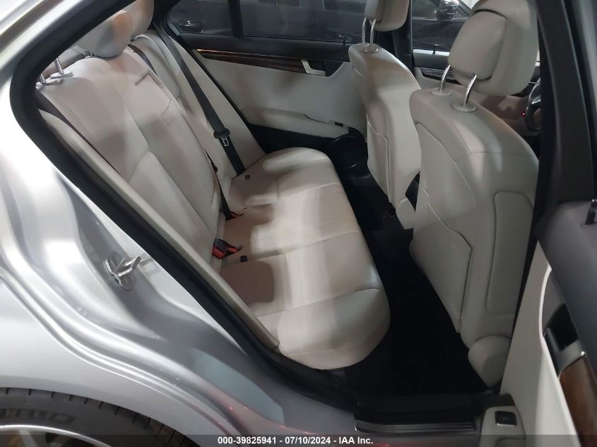 2012 Mercedes-Benz C 250 Luxury/Sport VIN: WDDGF4HBXCR196450 Lot: 39825941