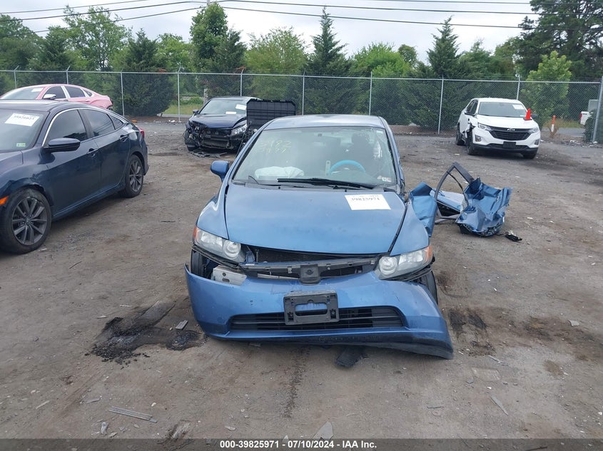 2008 Honda Civic Lx VIN: 2HGFA16518H534276 Lot: 39825971