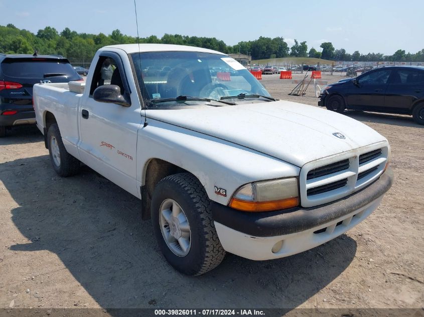 1998 Dodge Dakota Slt/Sport VIN: 1B7FL26X9WS537898 Lot: 39826011