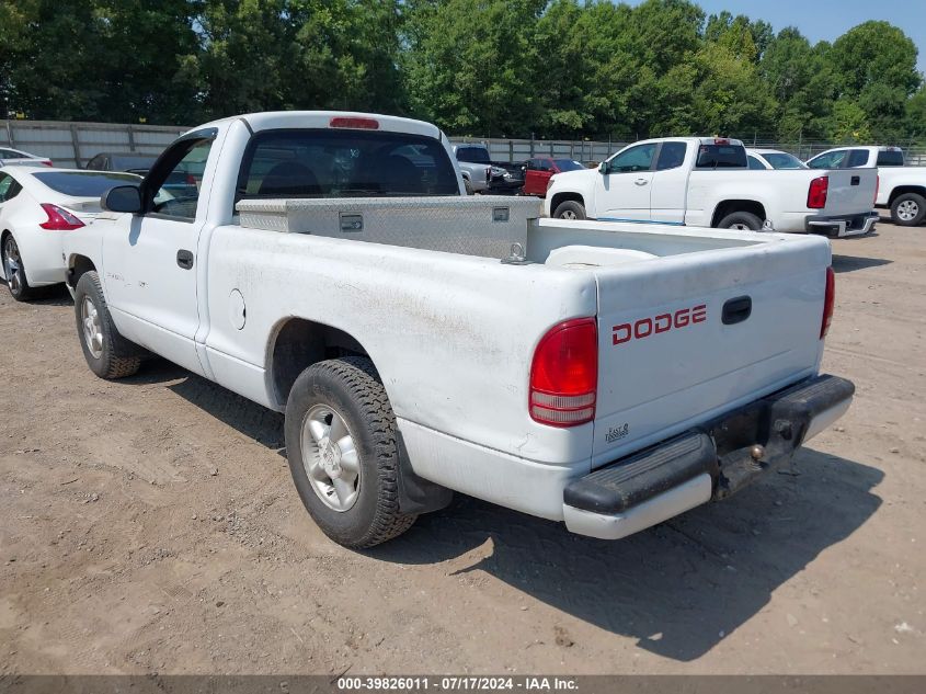 1998 Dodge Dakota Slt/Sport VIN: 1B7FL26X9WS537898 Lot: 39826011