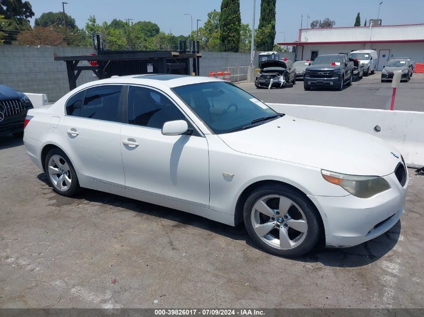 2007 BMW 5 Series 525I VIN: WBANE53507CY05045 Lot: 39826017