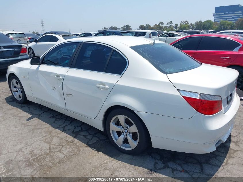 2007 BMW 5 Series 525I VIN: WBANE53507CY05045 Lot: 39826017