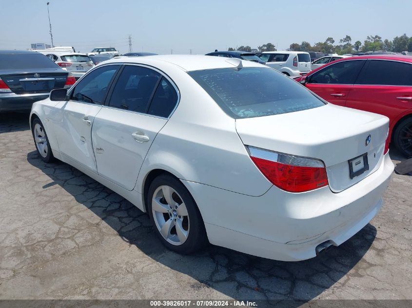 2007 BMW 5 Series 525I VIN: WBANE53507CY05045 Lot: 39826017