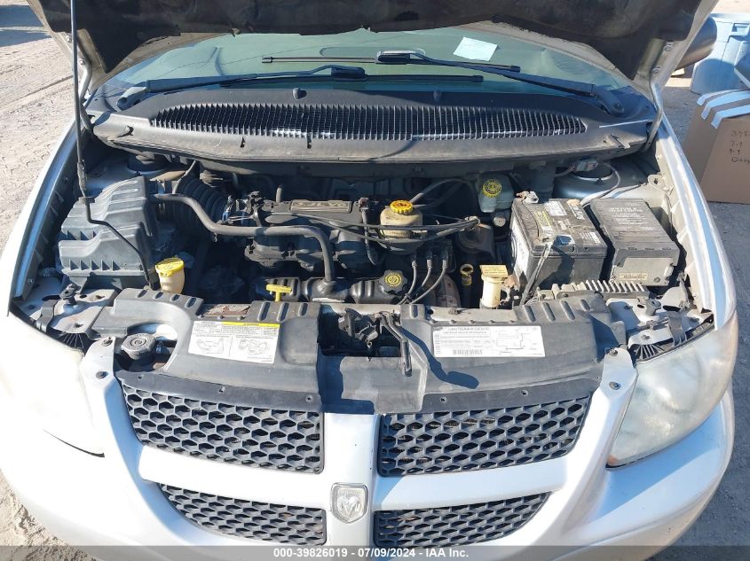 2003 Dodge Grand Caravan Se VIN: 1D4GP24343B202586 Lot: 39826019