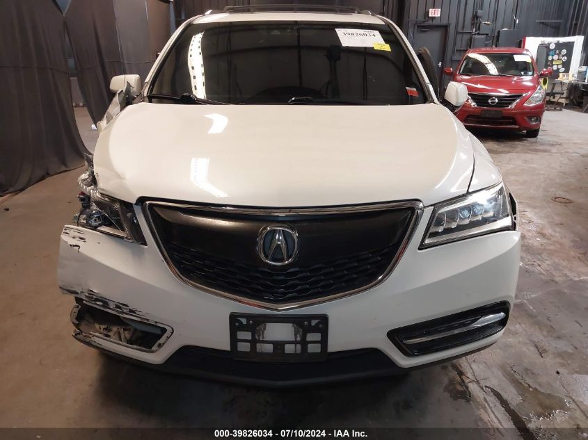 2014 Acura Mdx Technology Pkg W/Entertainment Pkg VIN: 5FRYD4H65EB011056 Lot: 39826034