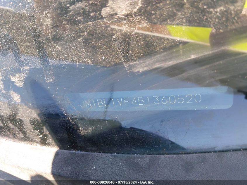 2011 Mazda Mazda3 I Touring VIN: JM1BL1VF4B1360520 Lot: 39826046