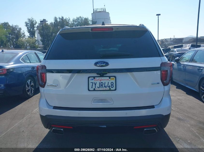 2017 Ford Explorer Sport VIN: 1FM5K8GT6HGD21571 Lot: 39826082