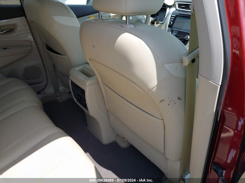 2015 Nissan Murano Sl VIN: 5N1AZ2MG5FN263475 Lot: 39826089