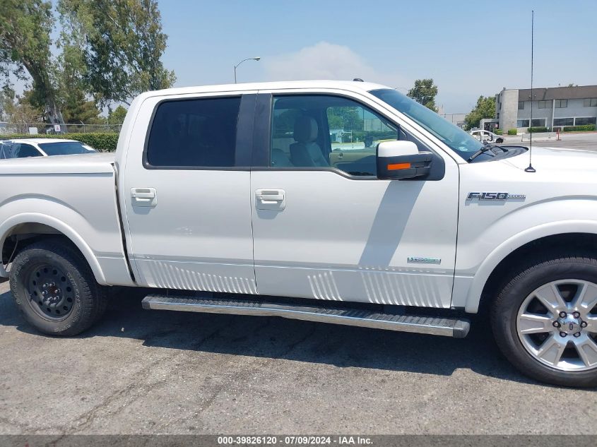 2013 Ford F-150 Lariat VIN: 1FTFW1CT7DKE61923 Lot: 39826120