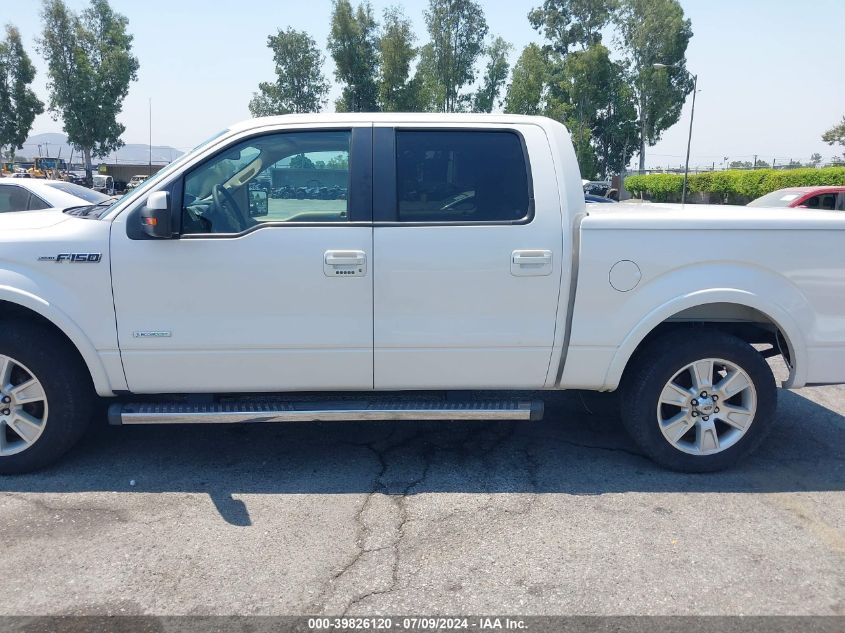 2013 Ford F-150 Lariat VIN: 1FTFW1CT7DKE61923 Lot: 39826120