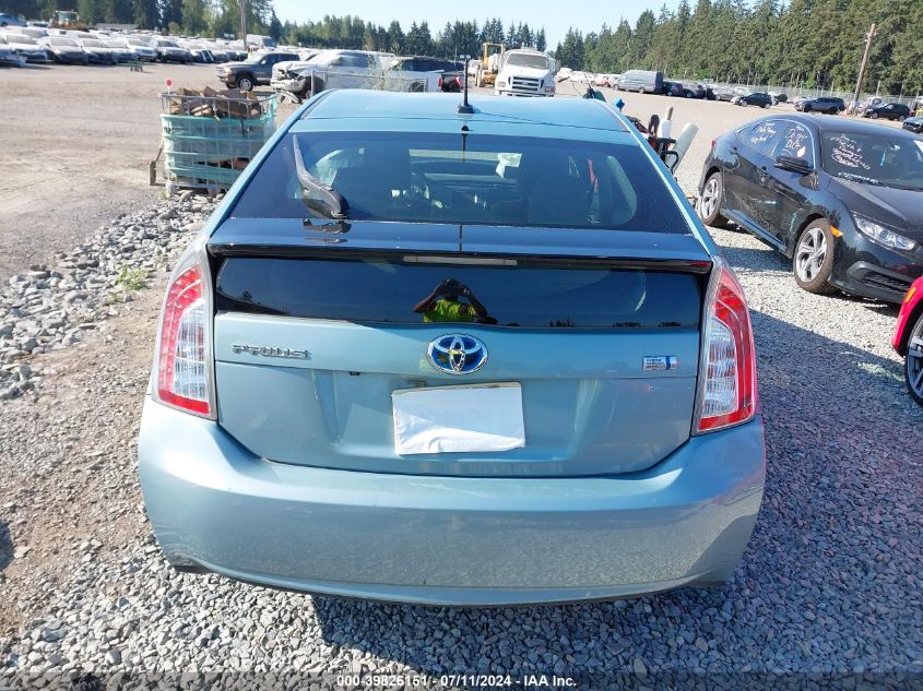 2015 Toyota Prius Three VIN: JTDKN3DU9F1901492 Lot: 39826151