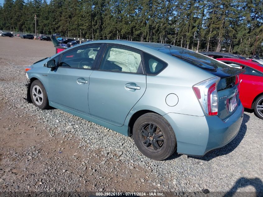 2015 Toyota Prius Three VIN: JTDKN3DU9F1901492 Lot: 39826151