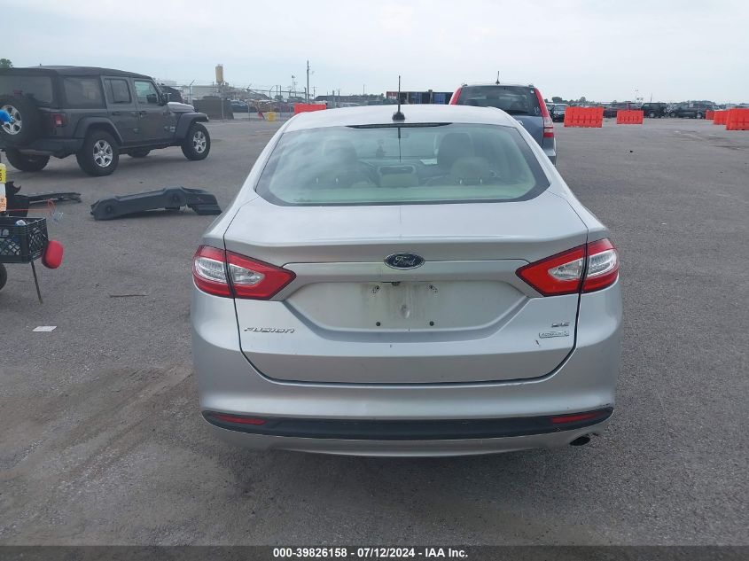 2014 Ford Fusion Se VIN: 3FA6P0HD7ER135294 Lot: 39826158