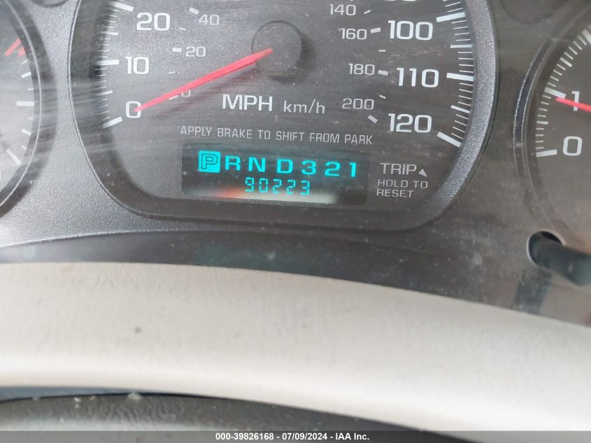 2003 Chevrolet Impala Ls VIN: 2G1WH52K239305453 Lot: 39826168