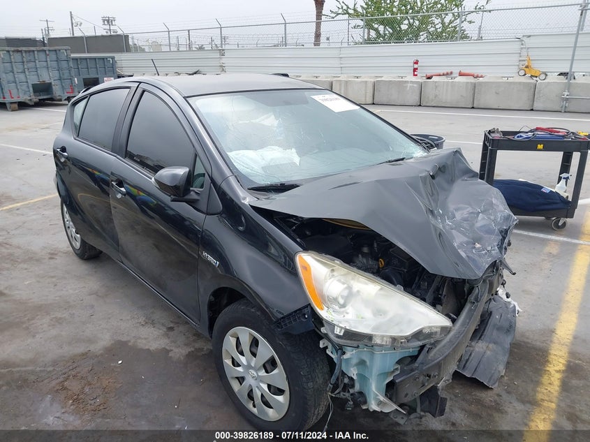 2012 Toyota Prius C Three VIN: JTDKDTB31C1006183 Lot: 39826189