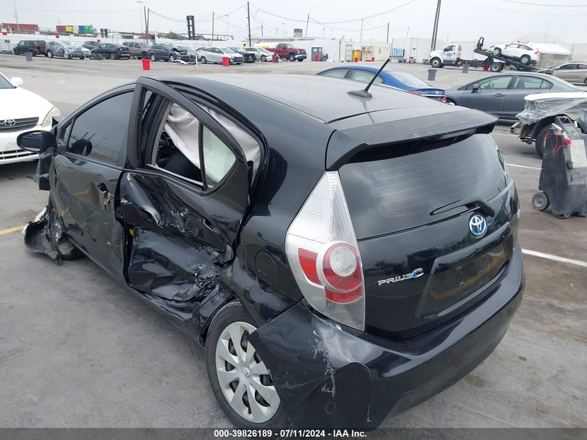 2012 Toyota Prius C Three VIN: JTDKDTB31C1006183 Lot: 39826189