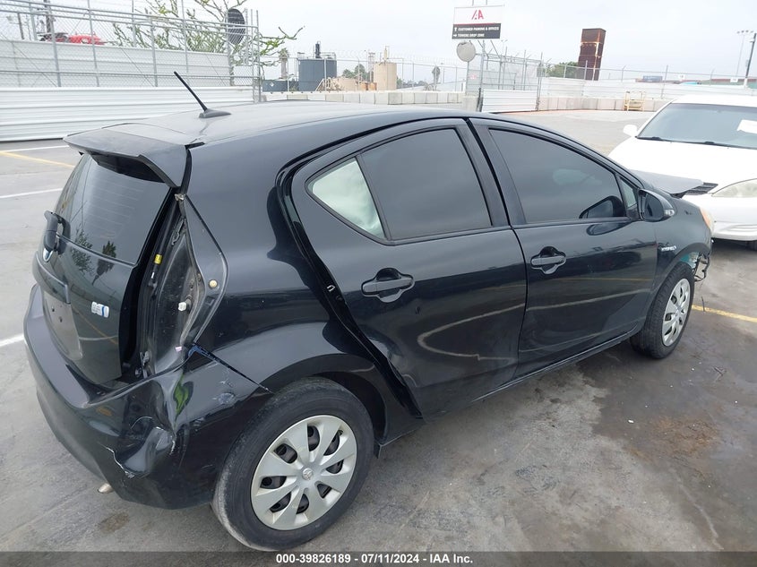 2012 Toyota Prius C Three VIN: JTDKDTB31C1006183 Lot: 39826189