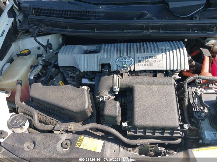 2012 Toyota Prius Four VIN: JTDKN3DU5C1583009 Lot: 39826195