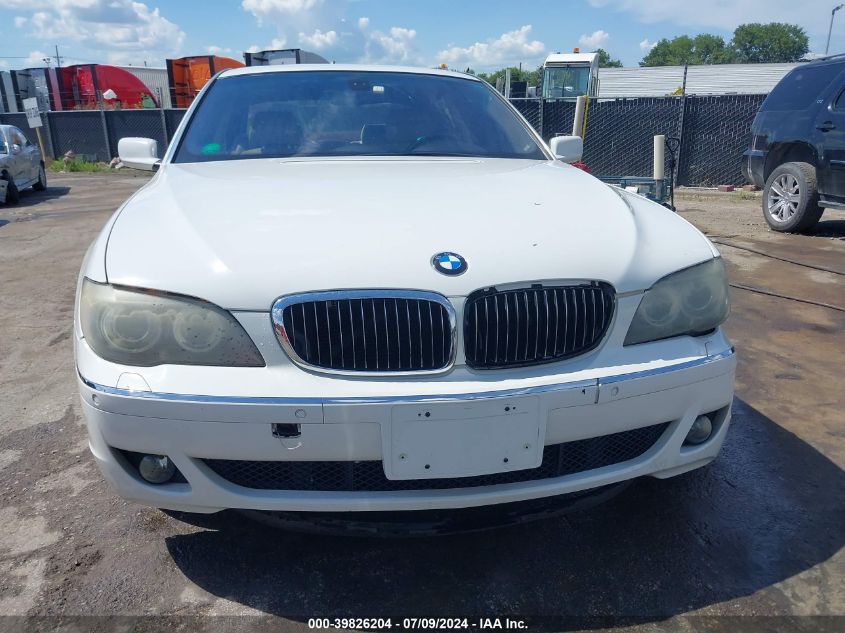 2006 BMW 750Li VIN: WBAHN83516DT37155 Lot: 39826204