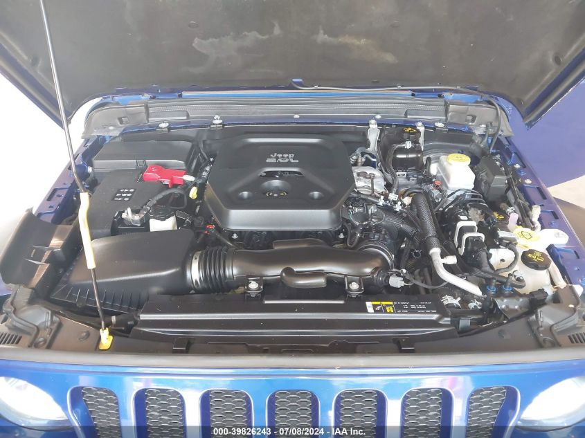 2018 Jeep Wrangler Unlimited Sport 4X4 VIN: 1C4HJXDN9JW241438 Lot: 39826243