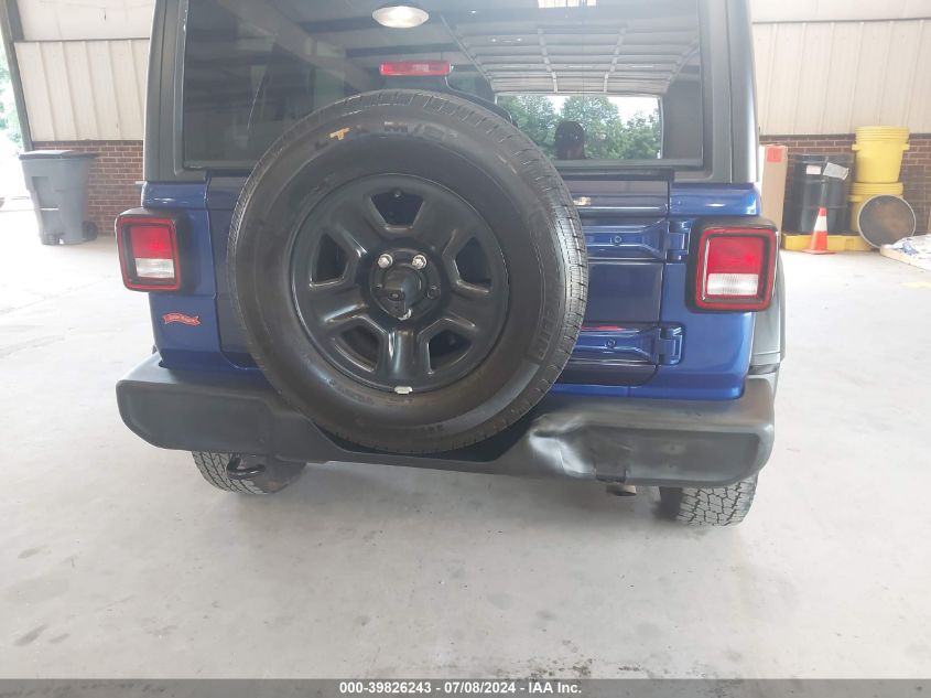 2018 Jeep Wrangler Unlimited Sport 4X4 VIN: 1C4HJXDN9JW241438 Lot: 39826243