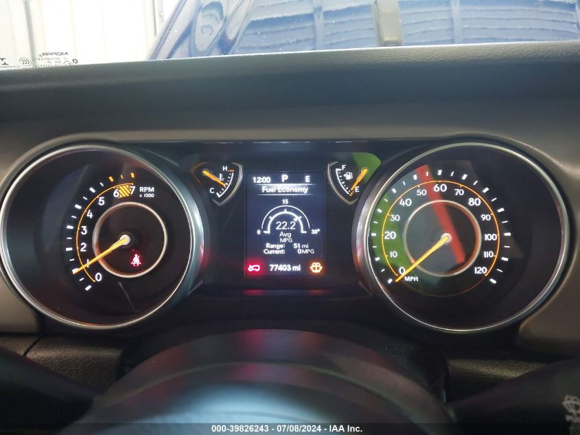 2018 Jeep Wrangler Unlimited Sport 4X4 VIN: 1C4HJXDN9JW241438 Lot: 39826243