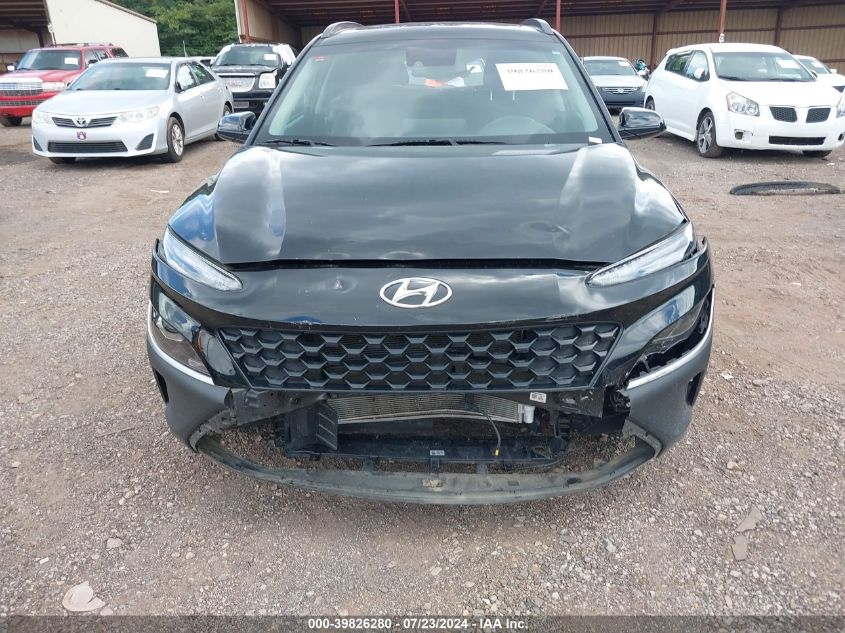 2022 Hyundai Kona Sel VIN: KM8K32AB4NU807886 Lot: 39826280