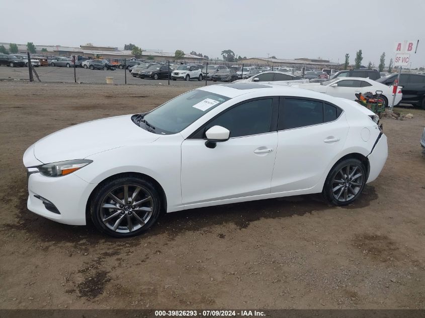 2018 Mazda Mazda3 Touring VIN: 3MZBN1V3XJM199234 Lot: 39826293