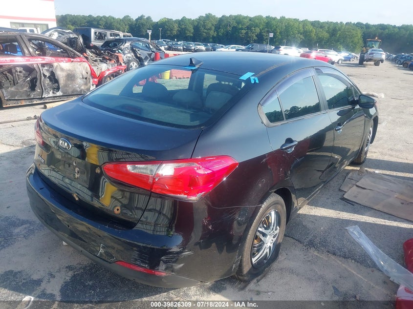 2016 Kia Forte Lx VIN: KNAFK4A61G5543284 Lot: 43589405