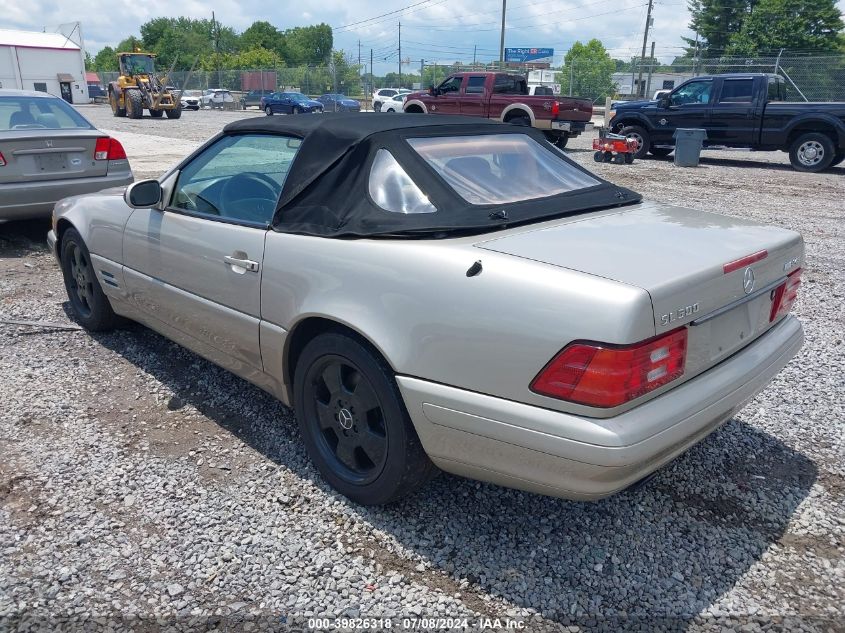 WDBFA68F5XF181217 1999 Mercedes-Benz Sl 500