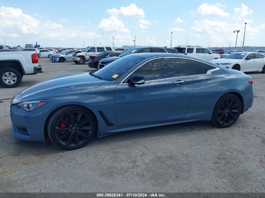 2022 Infiniti Q60 Red Sport 400 VIN: JN1FV7LL5NM680071 Lot: 39826341