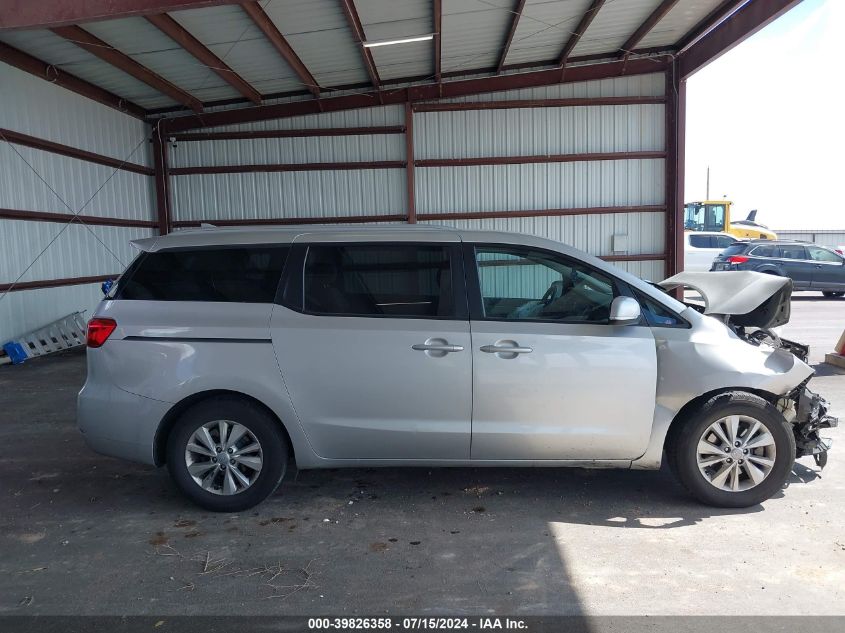 2016 Kia Sedona Lx VIN: KNDMB5C17G6092969 Lot: 39826358