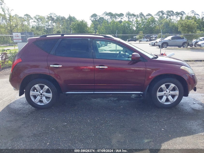 2007 Nissan Murano Sl/Se/S VIN: JN8AZ08T77W501083 Lot: 39826374