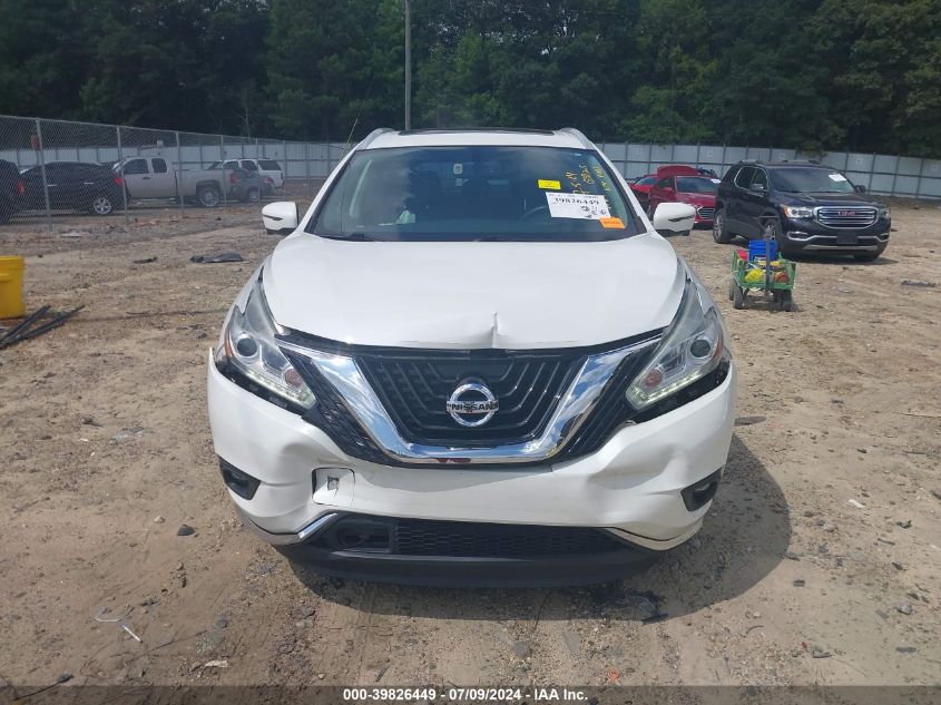 2018 Nissan Murano Platinum VIN: 5N1AZ2MG7JN177089 Lot: 39826449