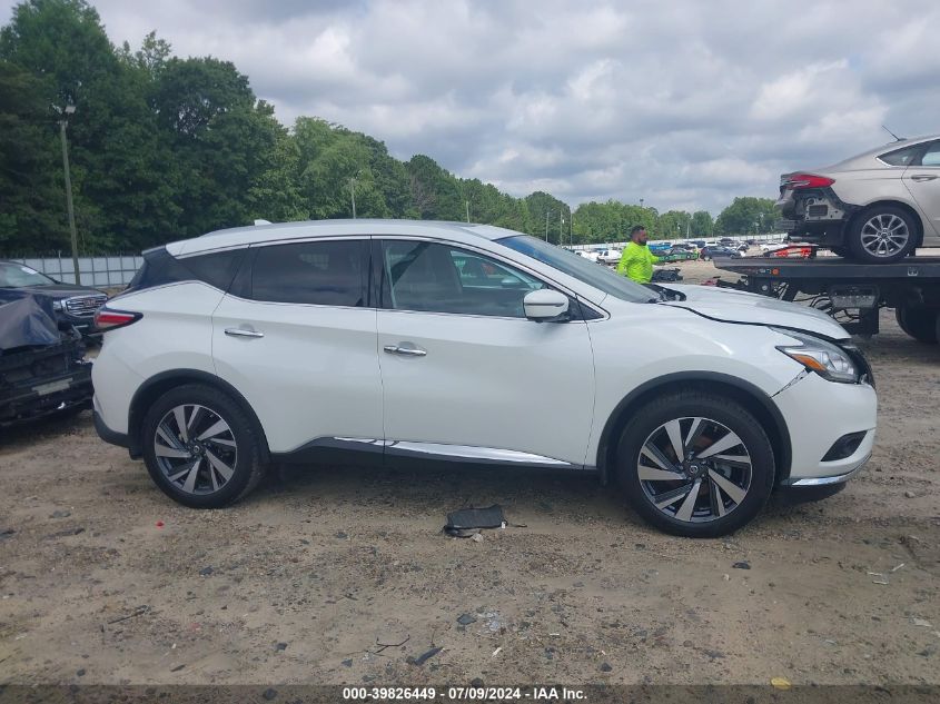 2018 Nissan Murano Platinum VIN: 5N1AZ2MG7JN177089 Lot: 39826449
