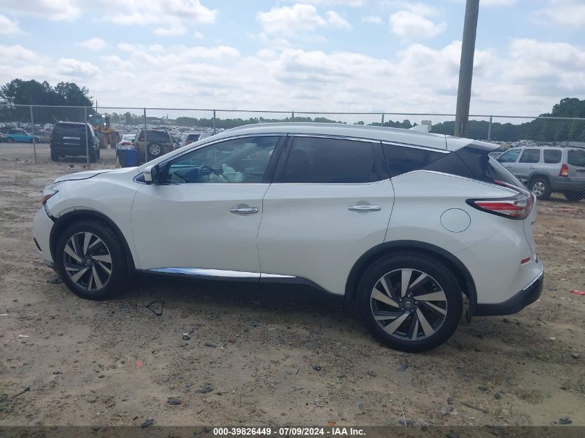 2018 Nissan Murano Platinum VIN: 5N1AZ2MG7JN177089 Lot: 39826449