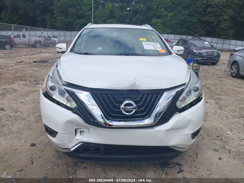 2018 Nissan Murano Platinum VIN: 5N1AZ2MG7JN177089 Lot: 39826449