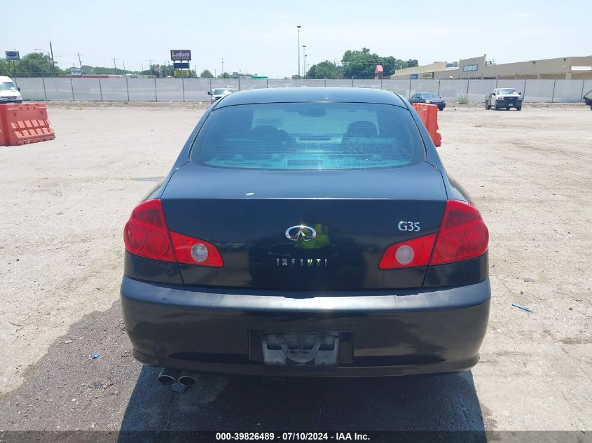 2005 Infiniti G35 VIN: JNKCV51E65M210672 Lot: 39826489