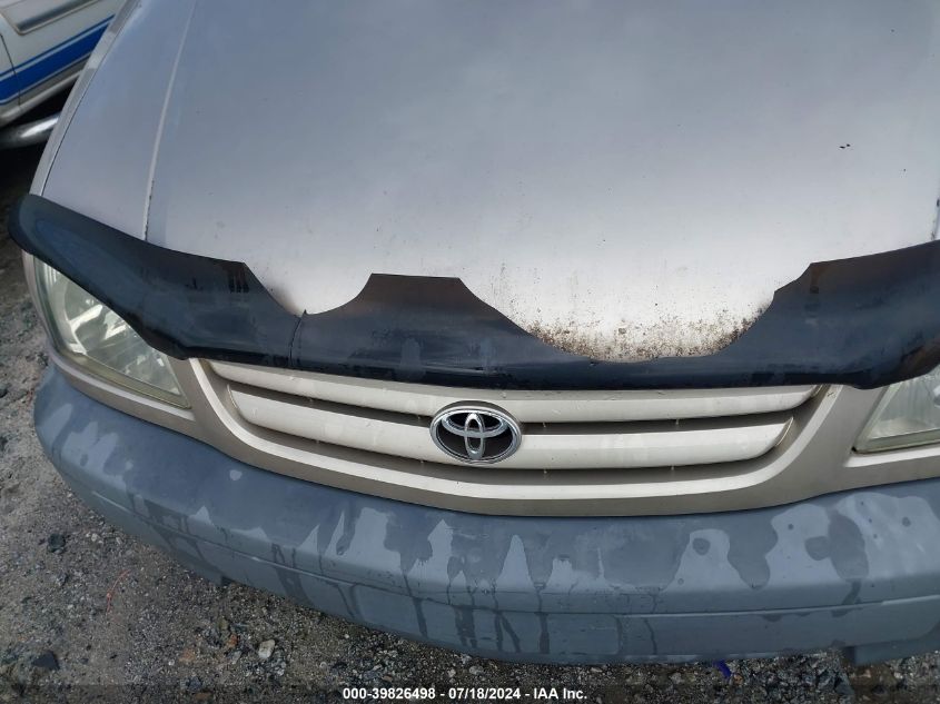 2002 Toyota Sienna Le VIN: 4T3ZF13C32U437233 Lot: 39826498