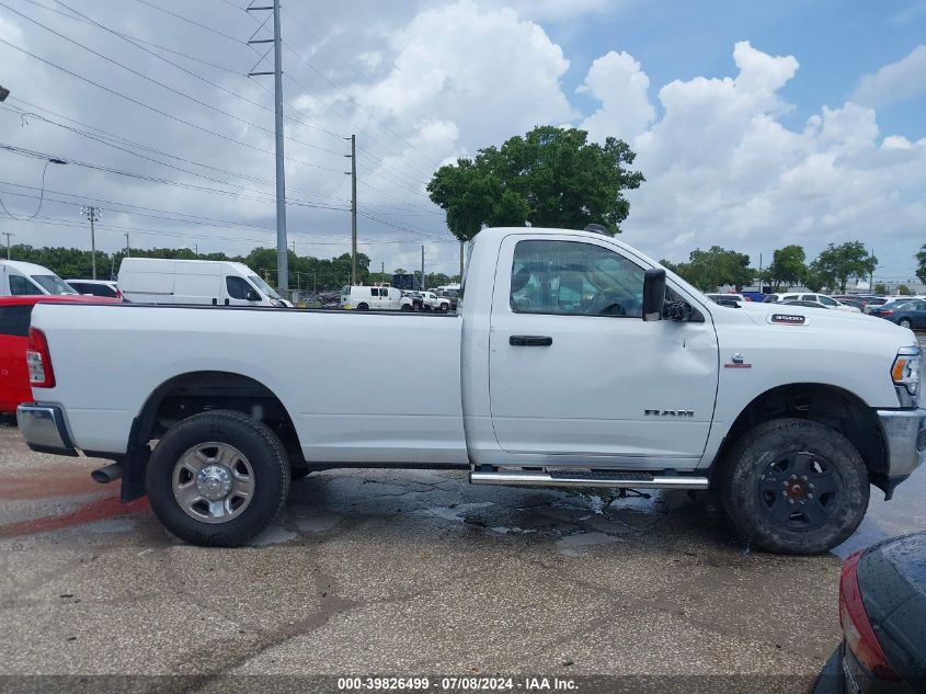 2020 Ram 3500 Tradesman Regular Cab 4X4 8' Box VIN: 3C63R3AL7LG263980 Lot: 39826499