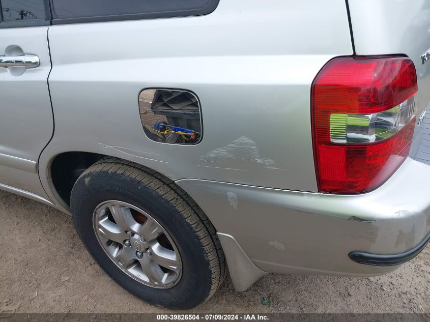 2005 Toyota Highlander Limited VIN: JTEDP21A450067137 Lot: 39826504