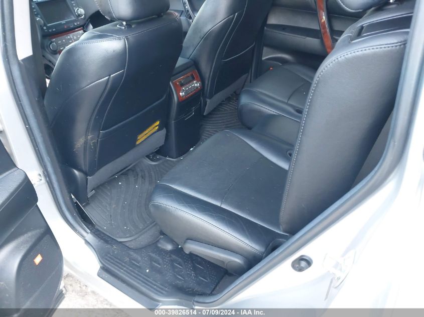 2012 Toyota Highlander Limited VIN: 5TDDK3EHXCS110423 Lot: 39826514