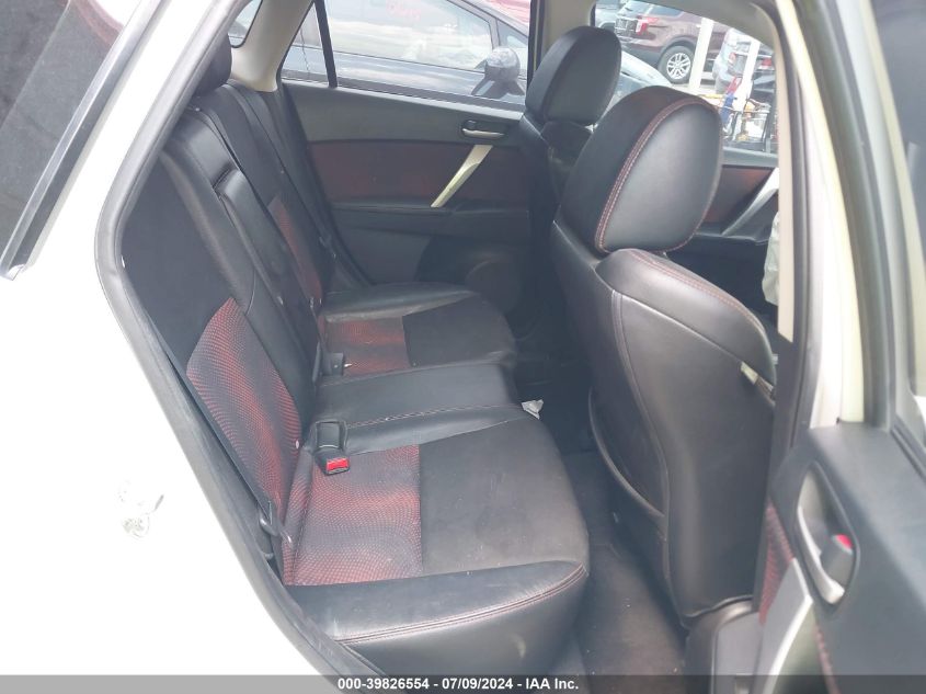 2012 Mazda Mazdaspeed3 Touring VIN: JM1BL1L30C1635603 Lot: 39826554