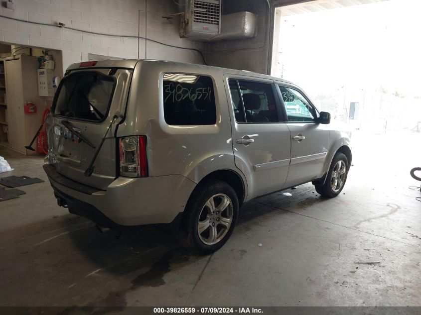 5FNYF4H55EB015224 2014 Honda Pilot Exl