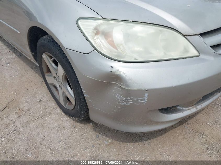 2004 Honda Civic Ex VIN: 1HGES26724L017890 Lot: 39826562