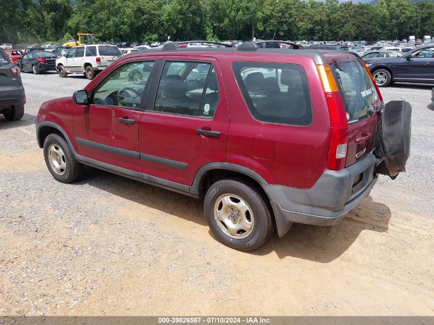 2004 Honda Cr-V Lx VIN: SHSRD78594U234335 Lot: 39826567